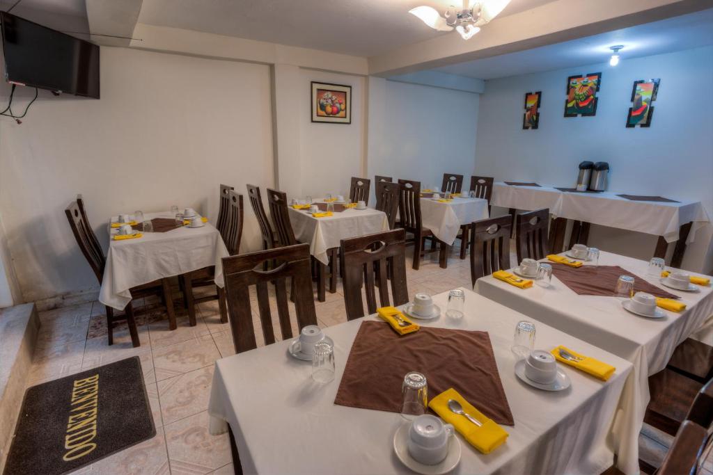 TV a/nebo společenská místnost v ubytování Machupicchu Guest House