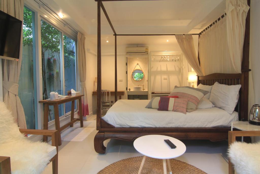 Changmoi House (Little Village) - Quarto Queen Com Vista Jardim