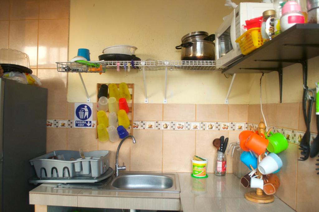 Kuchyň nebo kuchyňský kout v ubytování Passion Hostel - Barranco