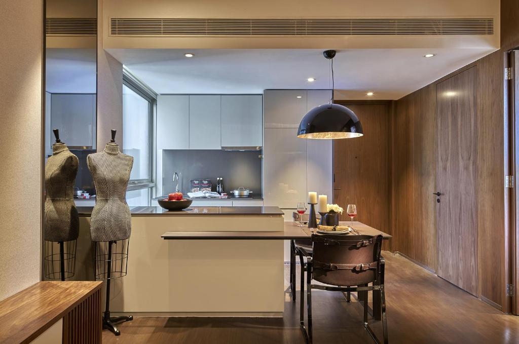 Nhà bếp/bếp nhỏ tại Ascott Orchard Singapore