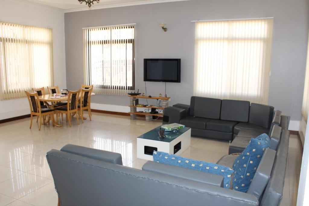 Posezení v ubytování IDC Guest House