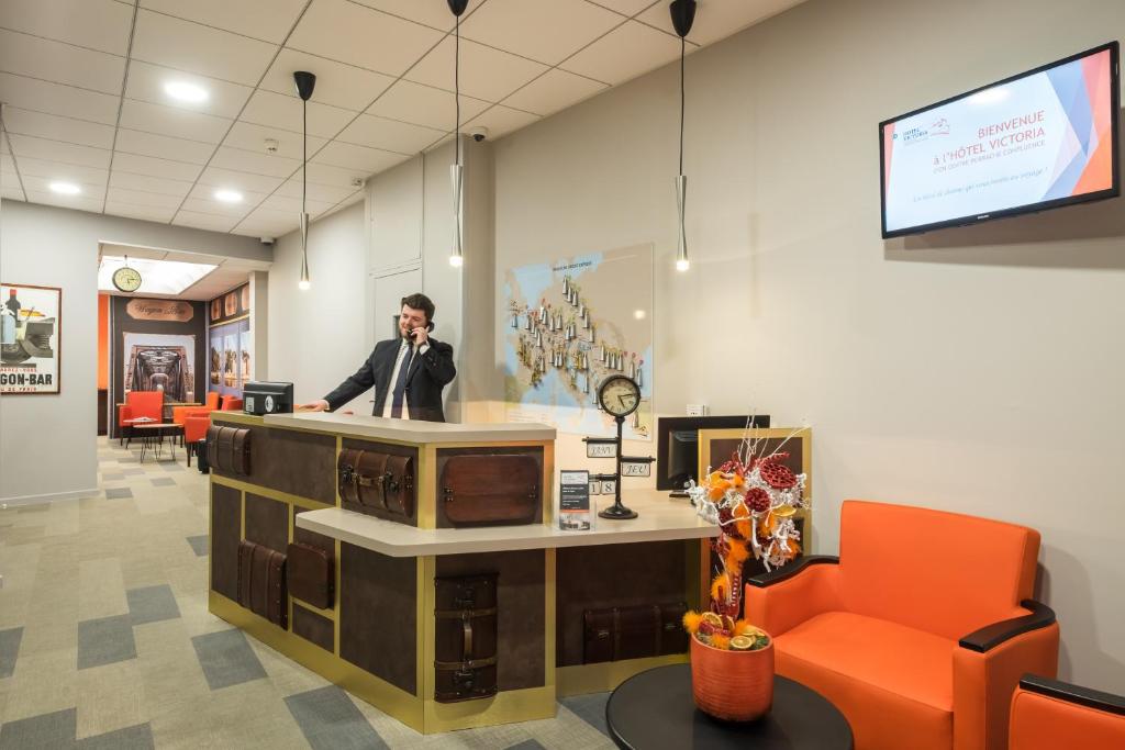 Hotel Victoria Lyon Perrache Confluence - Resim 3