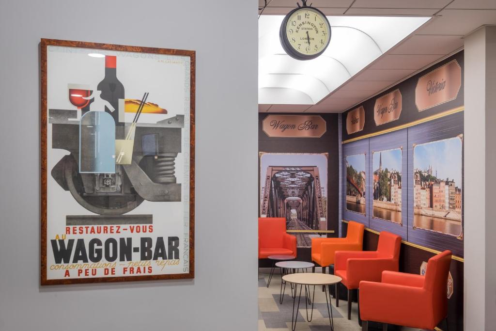 Hotel Victoria Lyon Perrache Confluence - Resim 44