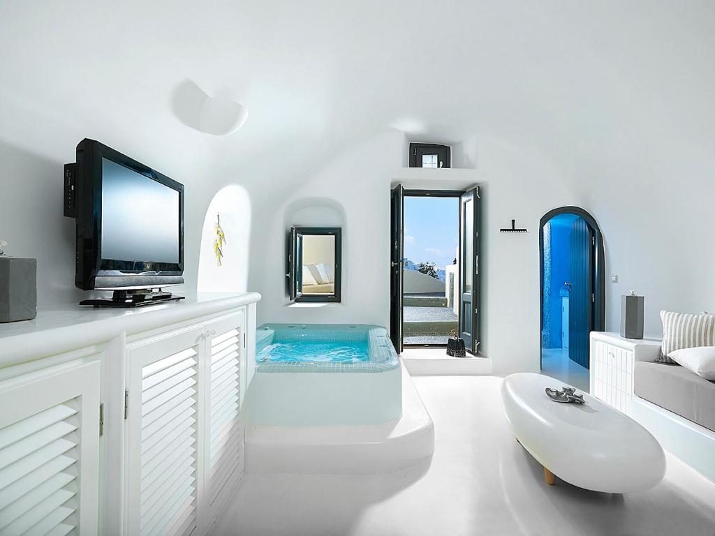 Koupelna v ubytování Blue Canaves Boutique Villa