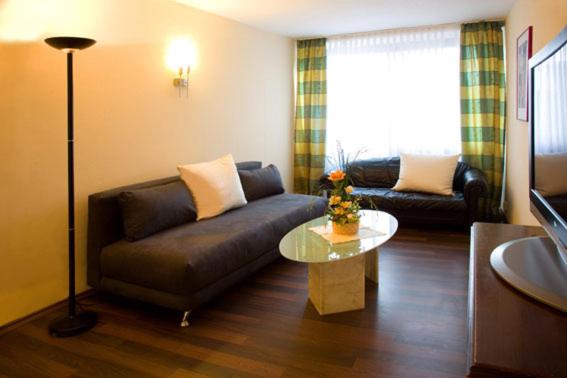 Posezení v ubytování Hotel Haus Krone