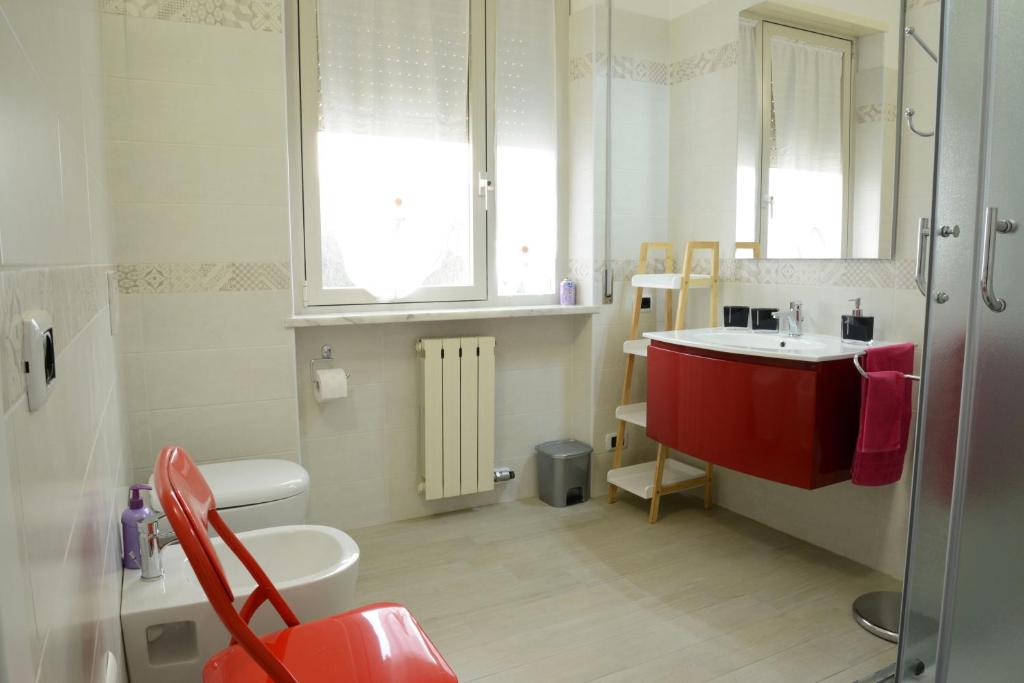 Koupelna v ubytování B&B Milu'