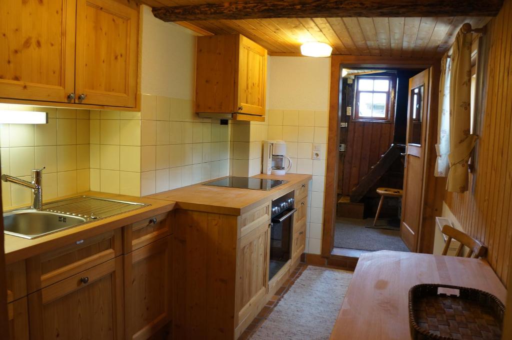 Eldhús eða eldhúskrókur á Haus Matschwitz