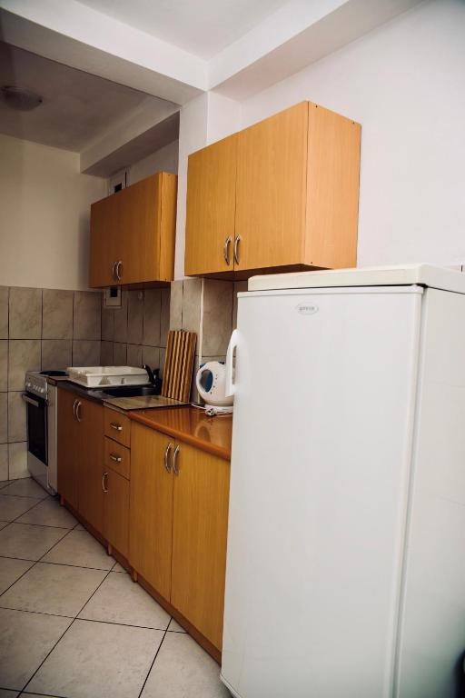 Kuchyň nebo kuchyňský kout v ubytování Villa Perla