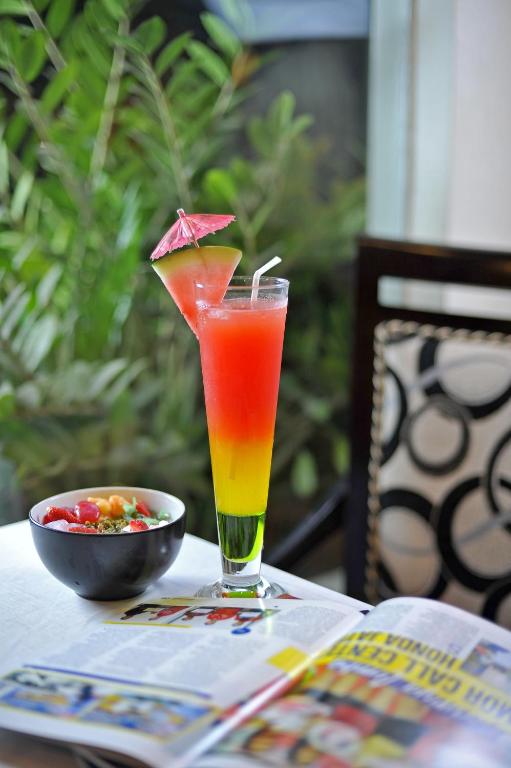 Nápoje v ubytování The Sun Hotel Sidoarjo