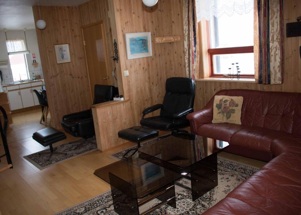 Posezení v ubytování Stekkjardalur Holiday Home