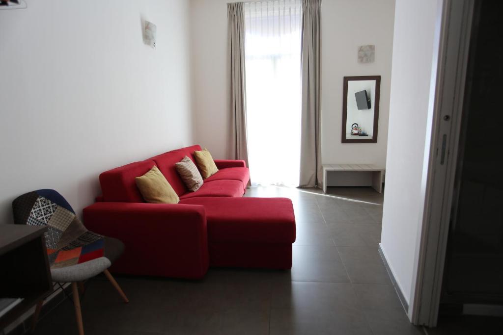 Posezení v ubytování Hotel Eubea