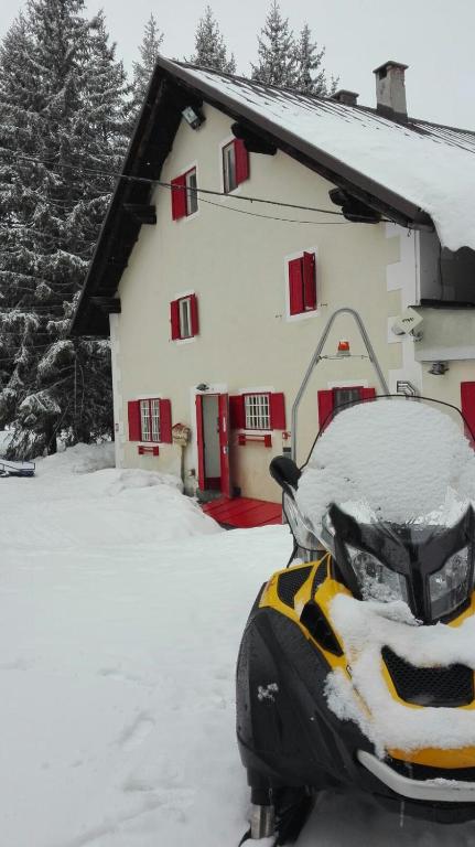 Rifugio La Capanna v zime