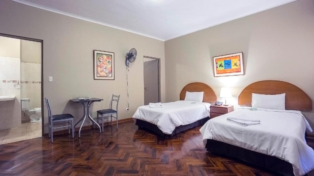 Postel nebo postele na pokoji v ubytování Suites Larco 656 Miraflores Lima