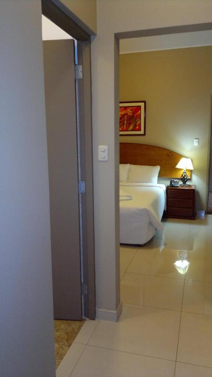 Postel nebo postele na pokoji v ubytování Suites Larco 656 Miraflores Lima