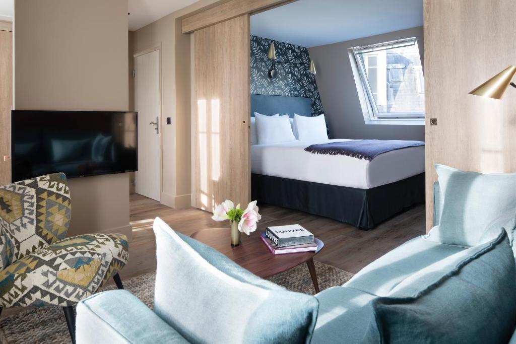 Hôtel Maxim Quartier Latin - Resim 5