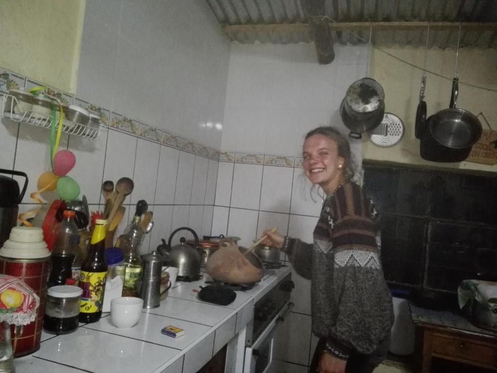 Kuchyň nebo kuchyňský kout v ubytování Casa Mirita