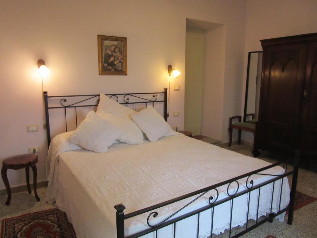 Posteľ alebo postele v izbe v ubytovaní Dimora Il Palazzetto