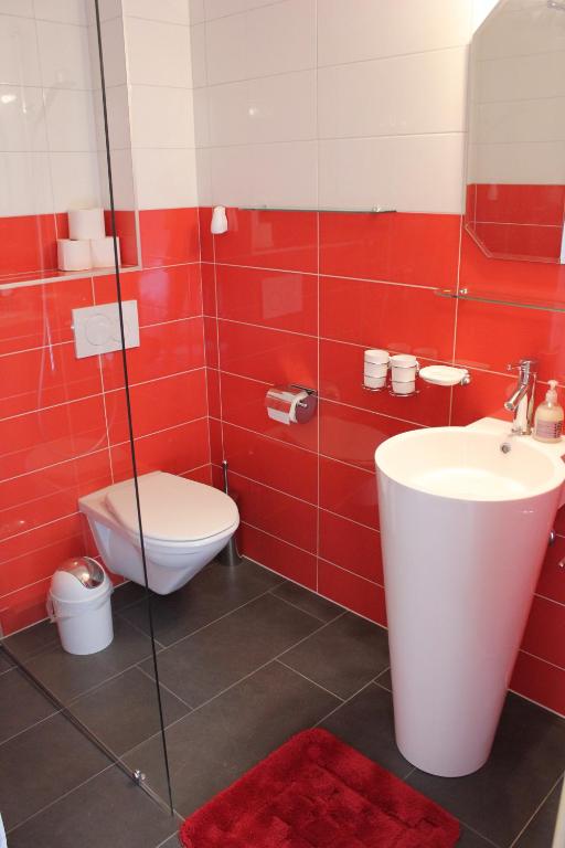 Koupelna v ubytování BNB Les Prises