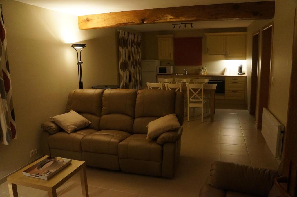 Posezení v ubytování Holiday home La ferme brabant