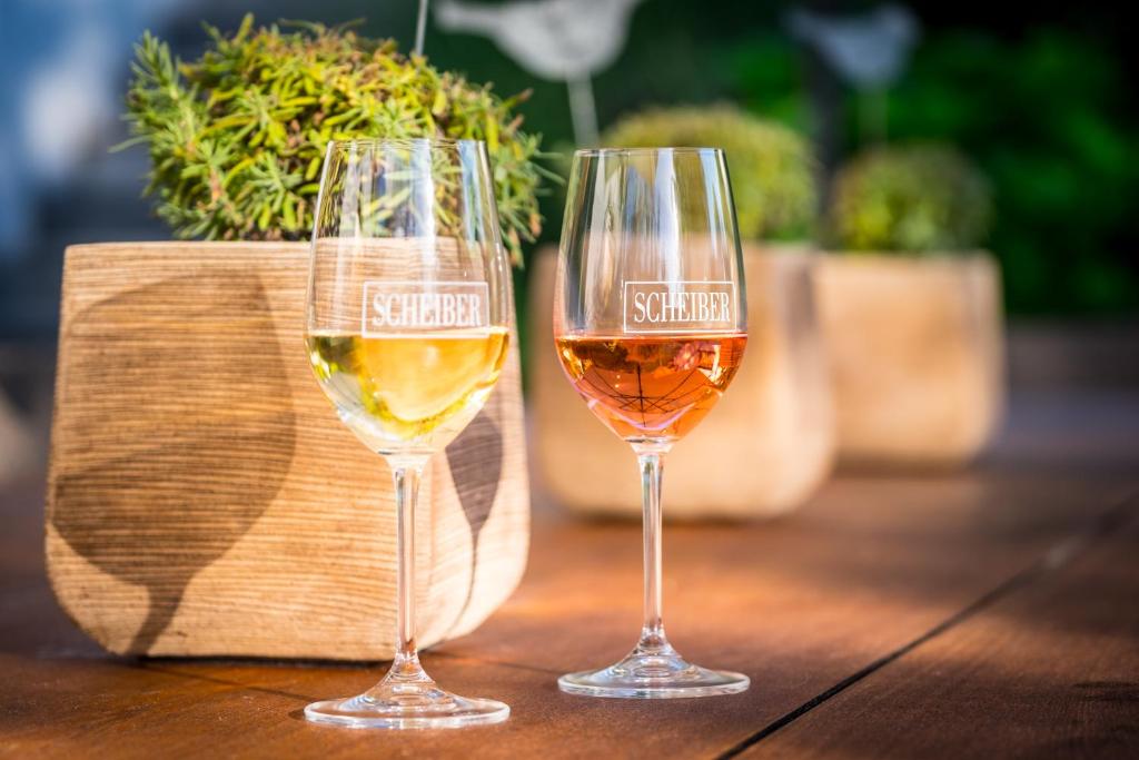SCHEIBER Wein & Gästehaus italokat is kínál