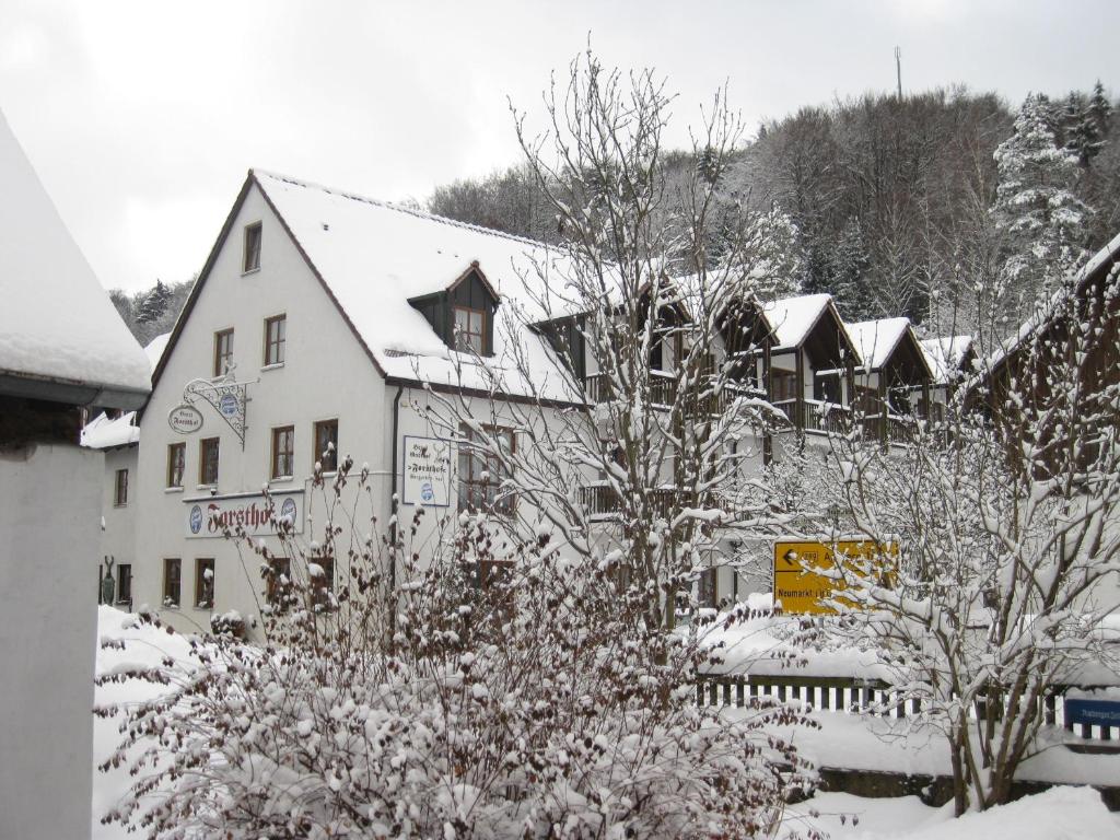 Hotel & Landgasthof Forsthof v zimě