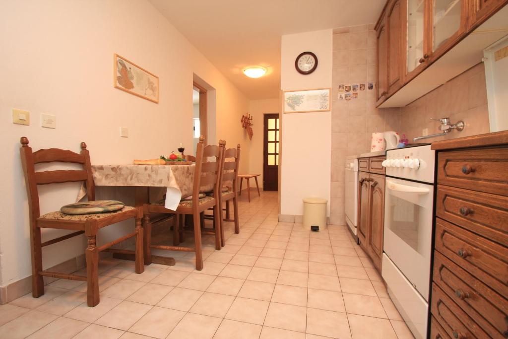 Kuchyňa alebo kuchynka v ubytovaní Apartments Marketa