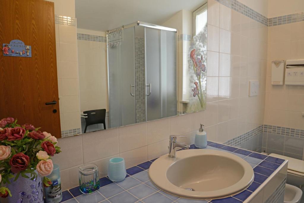Koupelna v ubytování B&B Milu'
