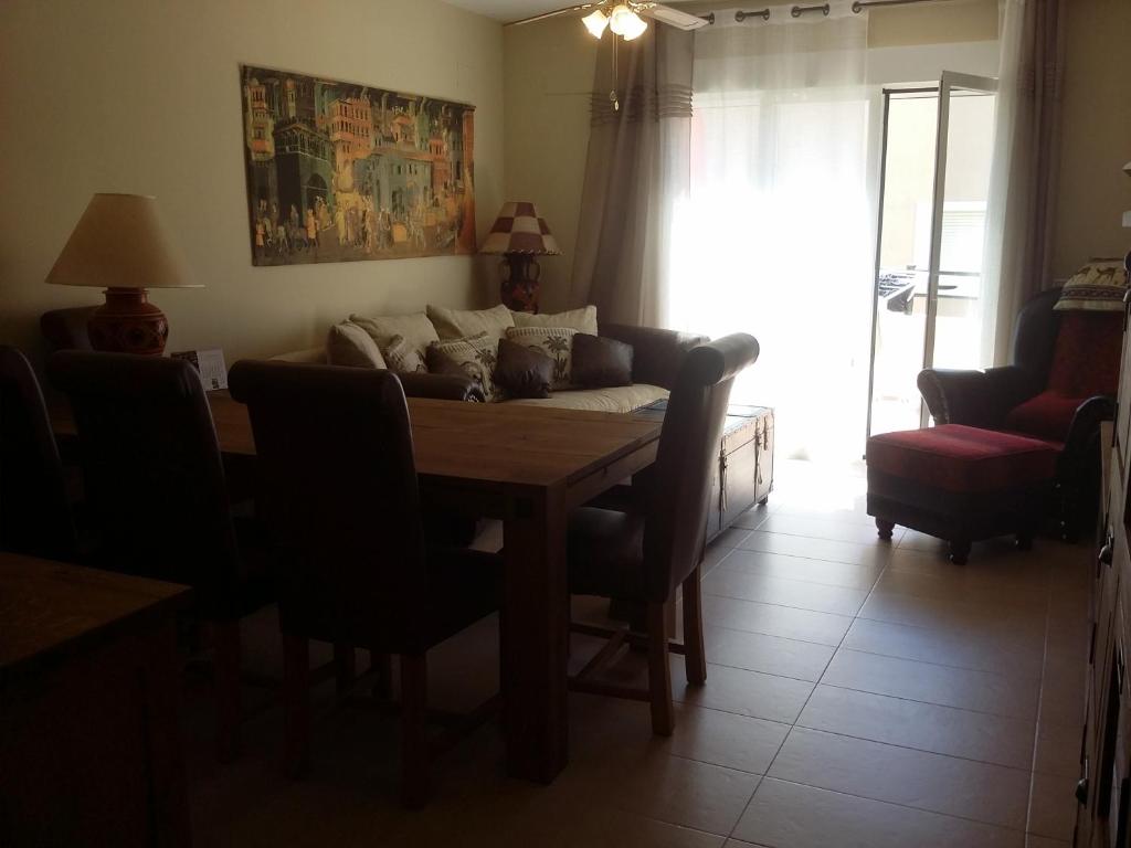 Część wypoczynkowa w obiekcie Ferienwohnung Tropical