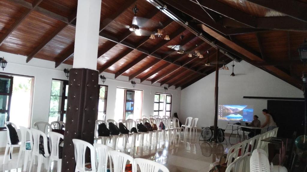 TV a/nebo společenská místnost v ubytování Hotel Mar y Luna