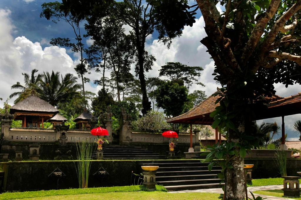 Zahrada ubytování Bagus Jati Health & Wellbeing Retreat
