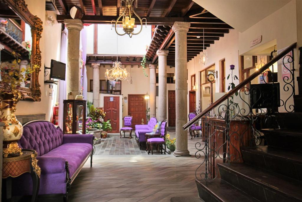 Posezení v ubytování Hotel Colonial San Agustin