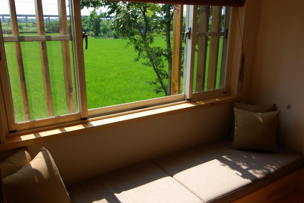 Posezení v ubytování Taiori House