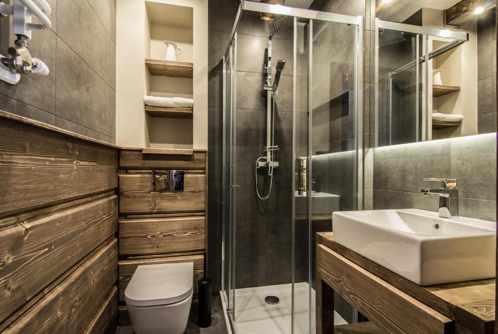 Kúpeľňa v ubytovaní Apartamenty Smrekowa Lux Zakopane