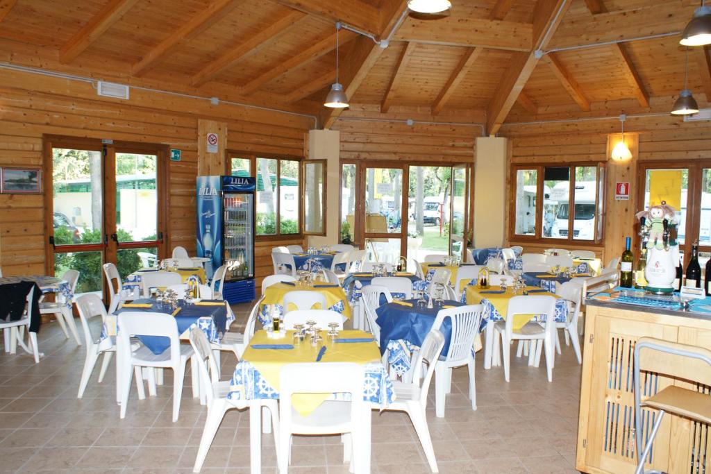 Restaurace v ubytování Camping Village Viareggio