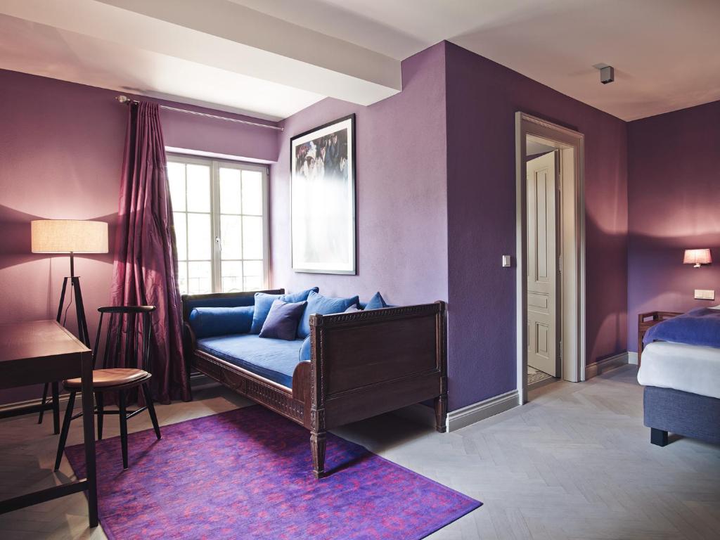 Postel nebo postele na pokoji v ubytování Auberge de Temple