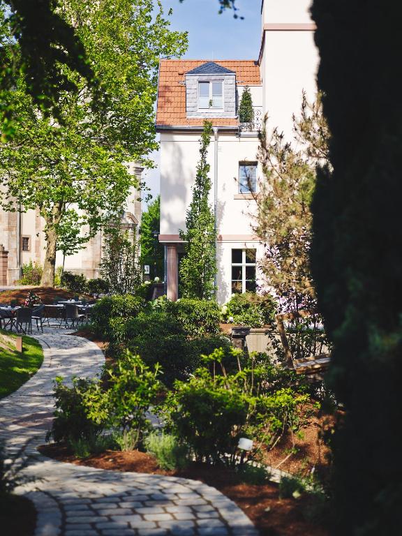 Zahrada ubytování Auberge de Temple