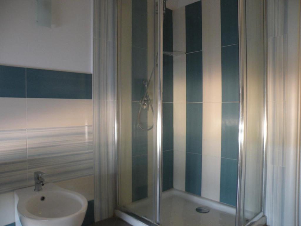 Koupelna v ubytování Hotel La Cavalera