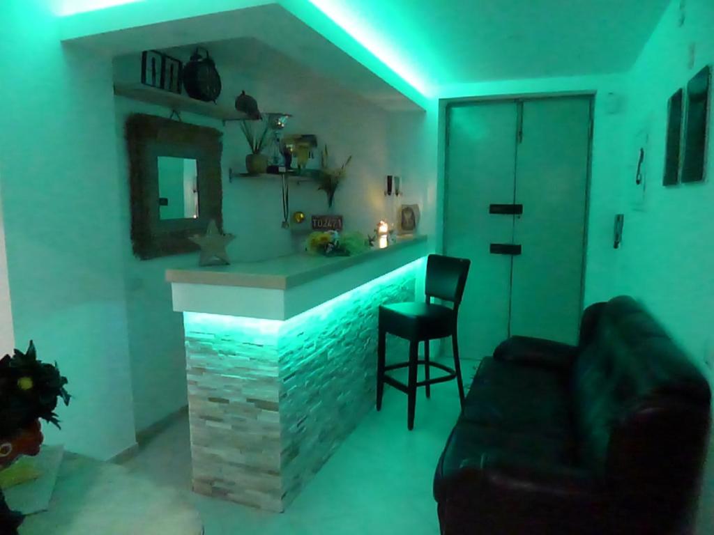 Posezení v ubytování Monaco Rooms