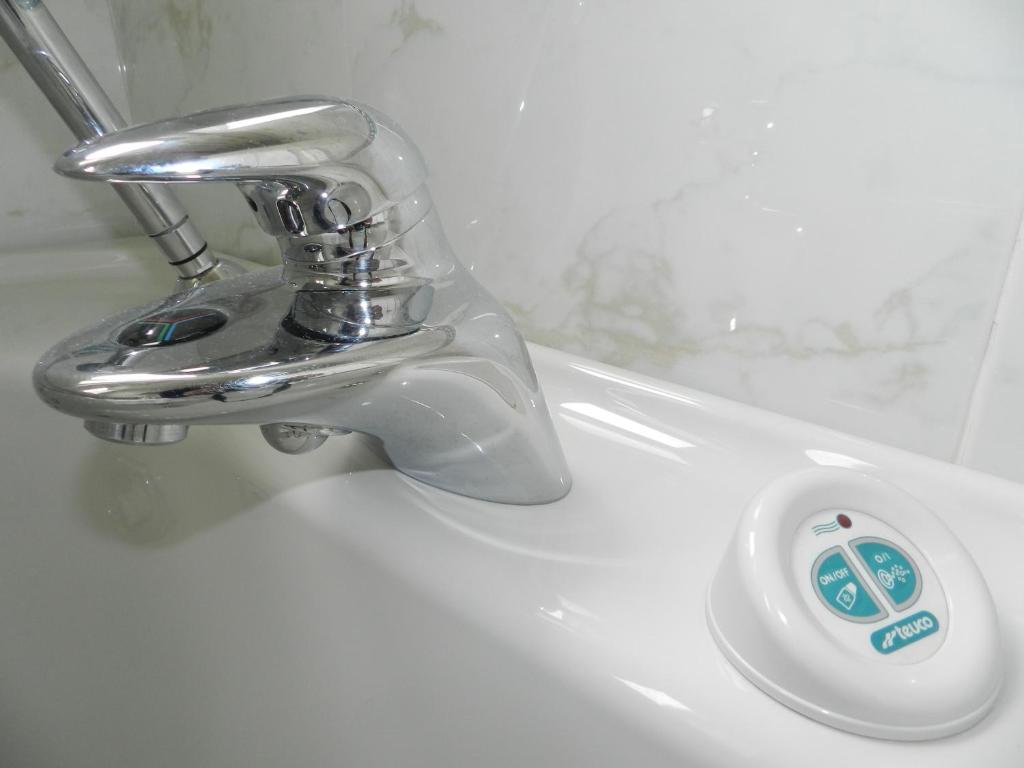 Koupelna v ubytování Hotel Fossati