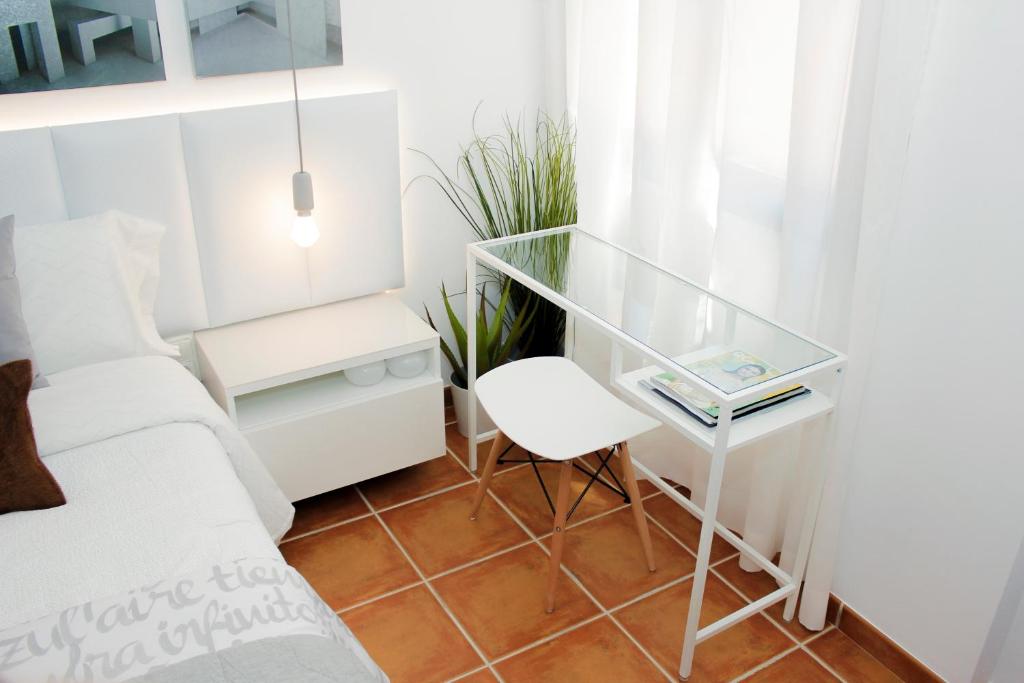 Postel nebo postele na pokoji v ubytování Apartment Design Marbella