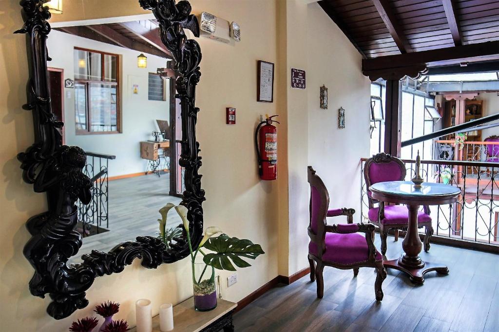 Posezení v ubytování Hotel Colonial San Agustin