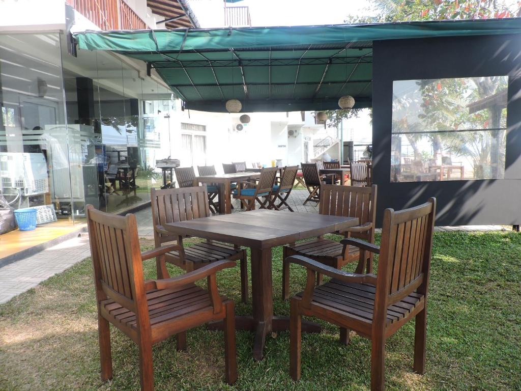Patio nebo venkovní prostory v ubytování Joe's Resort Unawatuna