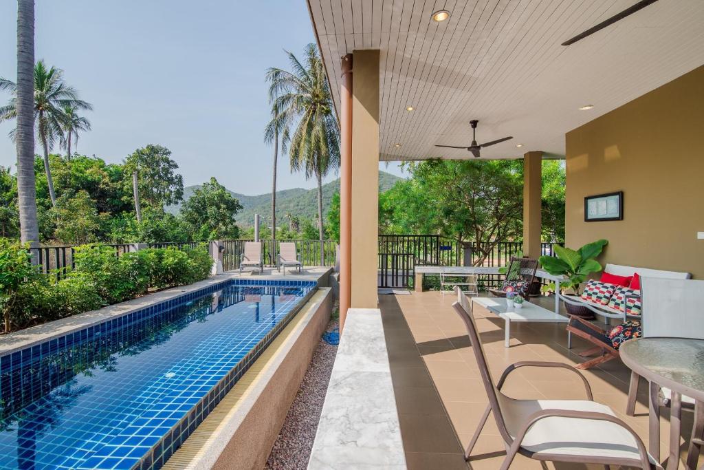 Bazén v ubytování Villa Na Pran, Pool Villa nebo v jeho okolí