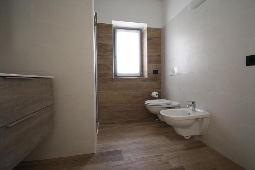 Koupelna v ubytování Casa ai Stabli
