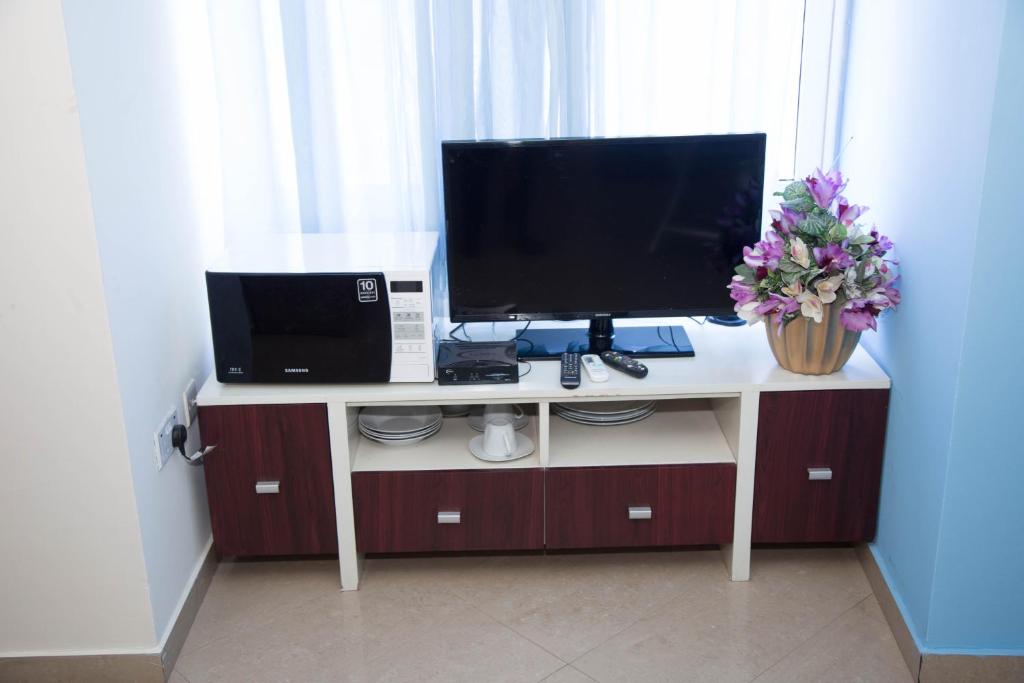 TV a/nebo společenská místnost v ubytování Ridge Over Suite