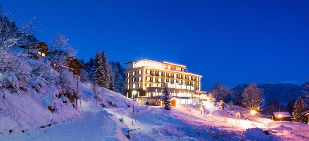 Märchenhotel v zimě