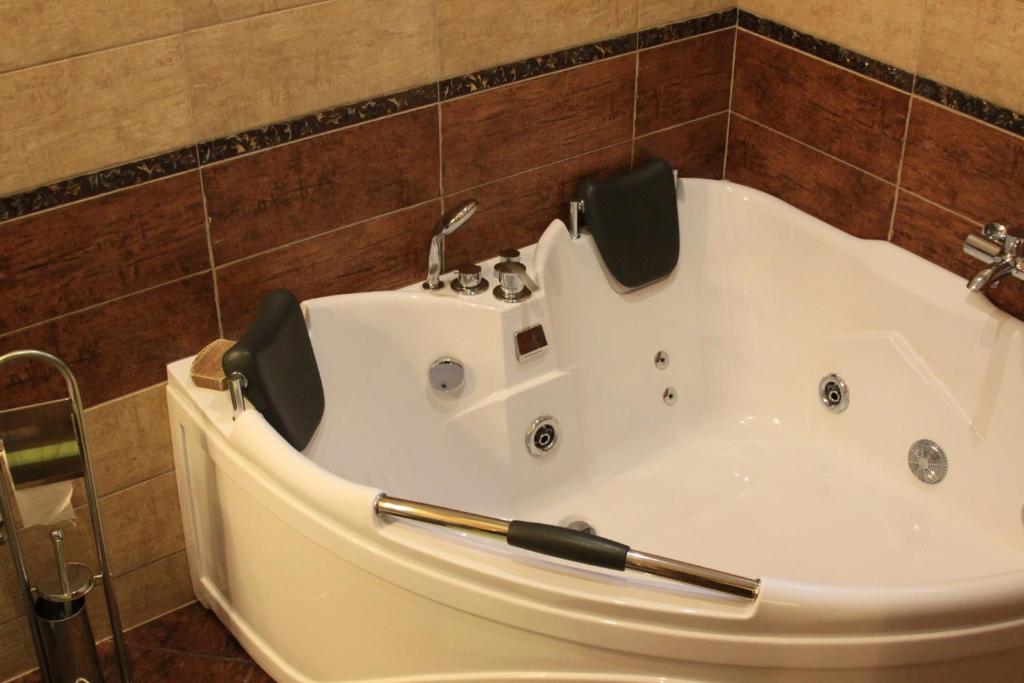 Koupelna v ubytování Hotel Polak