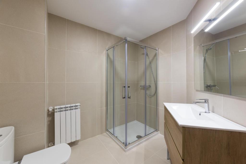 Koupelna v ubytování Hotel Onyarbi