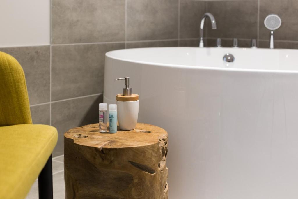 Koupelna v ubytování Hotel Onyarbi
