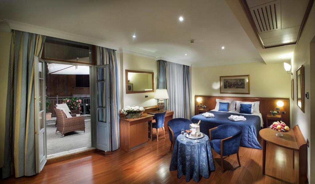 Cama o camas de una habitación en Hotel Ponte Sisto